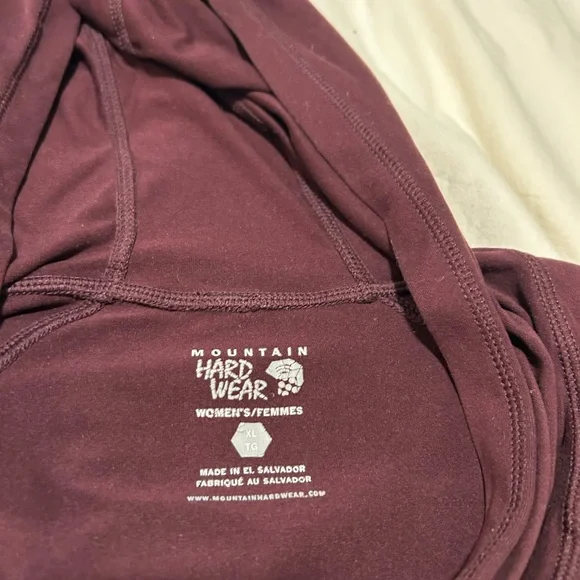 Mountain Hardwear Maroon Hoodie - Picture 4 of 4